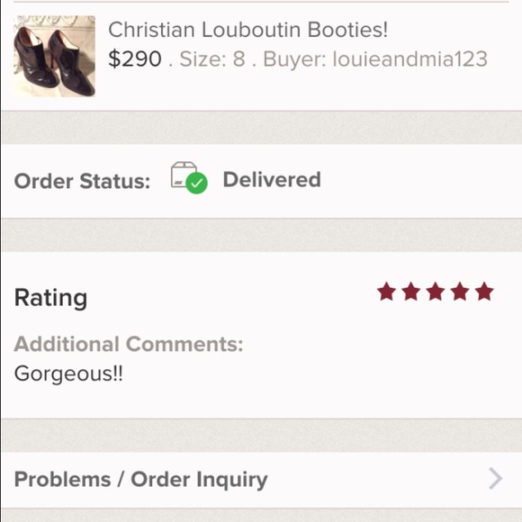 ⭐️⭐️⭐️⭐️⭐️Christian Louboutin Booties