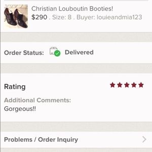 ⭐️⭐️⭐️⭐️⭐️Christian Louboutin Booties