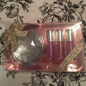 lipgloss and mirror set