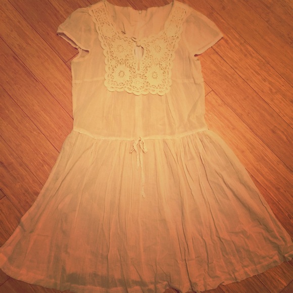 Gauzy Cream Dress