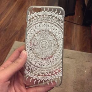 White Phone 6 henna case