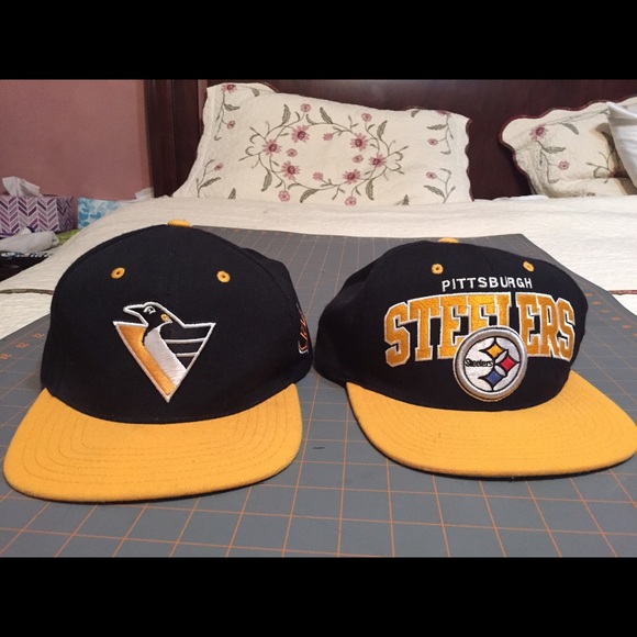 Pittsburgh Snapbacks (2) - Steelers and Penguins