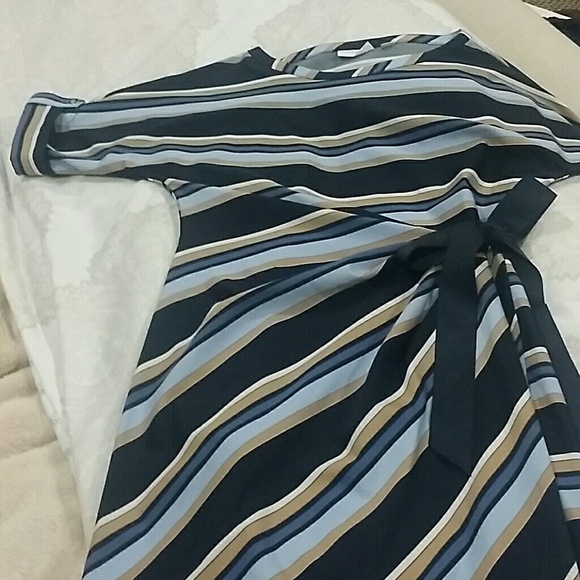 Mock wrap dress