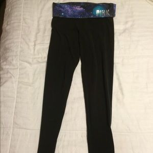 VS Pink Yoga Leggings