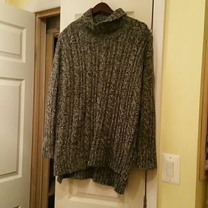 100% wool turtleneck