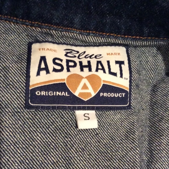 NWOT Vintage Blue Asphalt Denim Jean jacket. Size S. - Picture 3 of 3