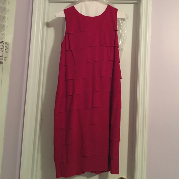 Red holiday dress
