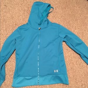Under Armour zip up hoodie.  Ladies XL