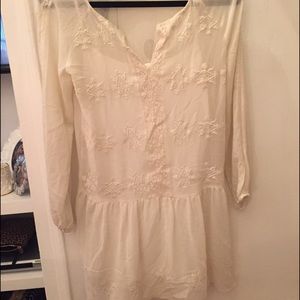 Zara Embroidered Mini Dress