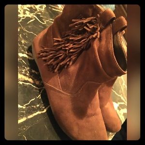 Short Fringed ALDO Ankle Boots