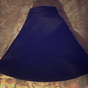 Navy Blue Skater Skirt