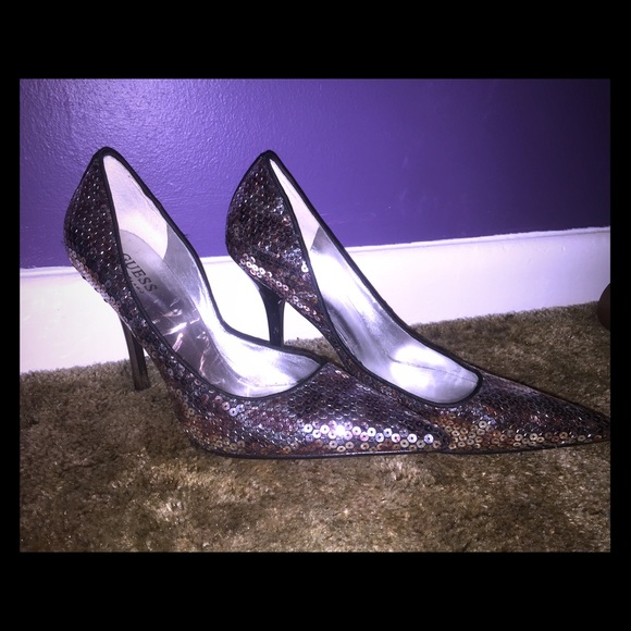 Guess By Marciano Sequin Heels