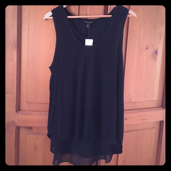 Black Banana Republic Blouse Petite Large