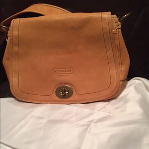 COACH 65th Anniversary Legacy Ali Flap Camel 11134