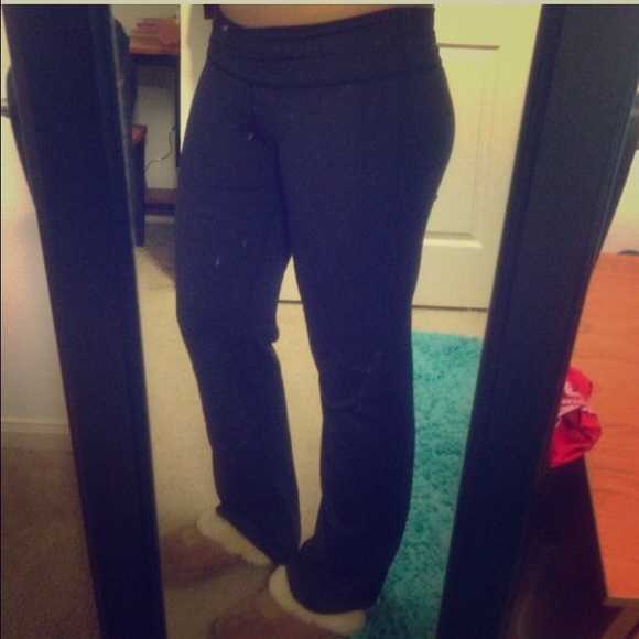 Lululemon Black Yoga Pants size 10 Regular - Picture 1 of 3