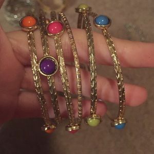 Gold bangles