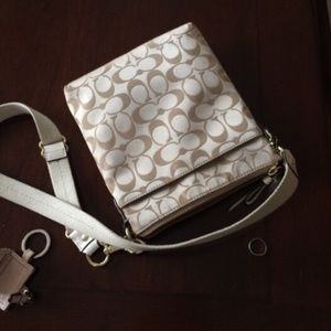 Coach crossbody with matching key ring
