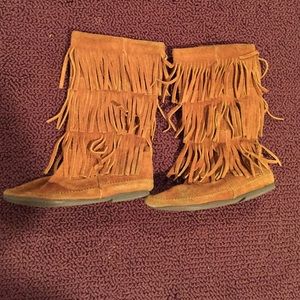 Minnetonka Fringe Boot