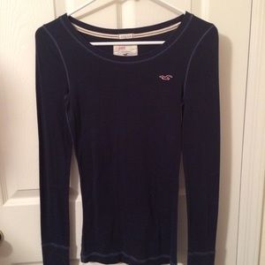 Hollister Navy Longsleeve