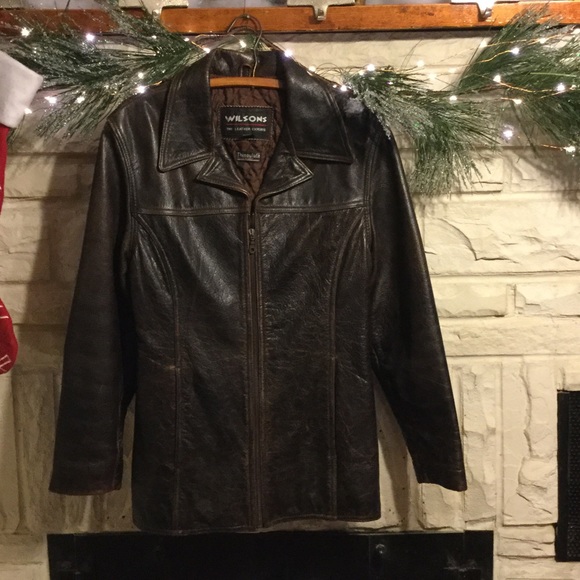 Ladies leather jacket.