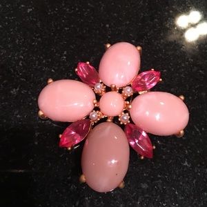Pink brooch