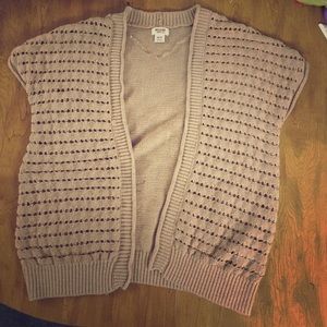 Tan Sweater Shrug xs