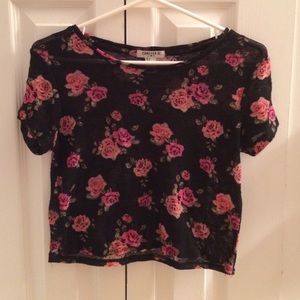 Floral Crochet Top