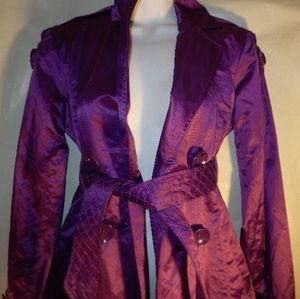 Belted Double Breast Trench Coat