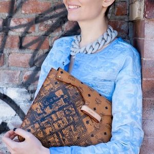 MCM Limited Edition Soho Portfolio Clutch