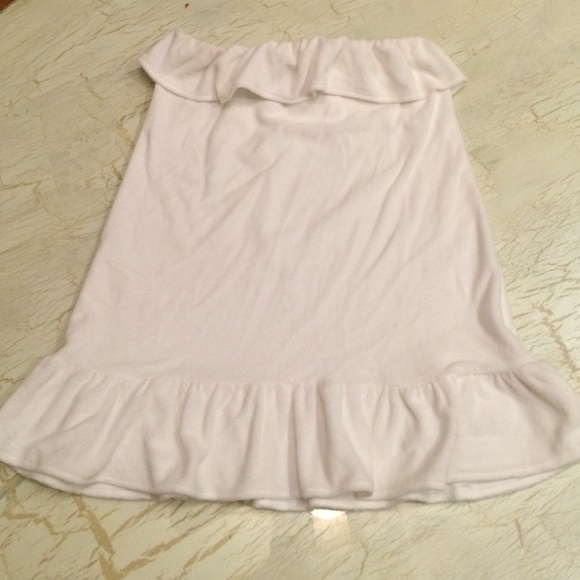 VS Terry Cloth White Coverup Robe M