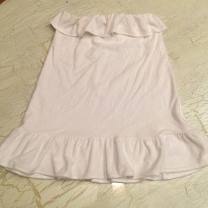 VS Terry Cloth White Coverup Robe M