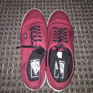 Maroon Vans