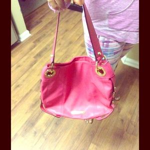 Pink Juicy Couture hobo bag.