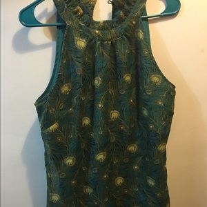 Peacock Halter top