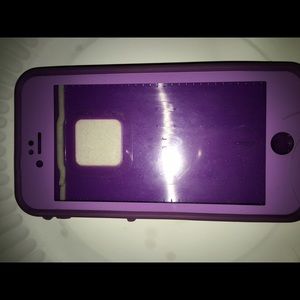 Purple life proof iPhone 6 case