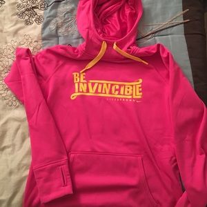Hot Pink Nike LiveStrong Hoodie - NWT
