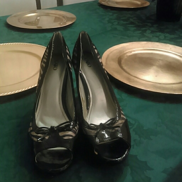 Cato zebra high heels