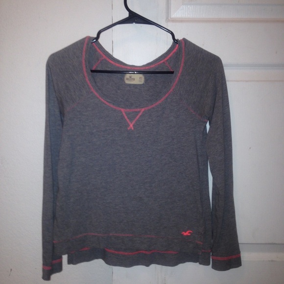 XS Hollister Gray Long Sleeve