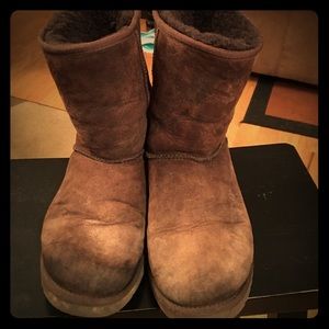 Dark brown UGGs