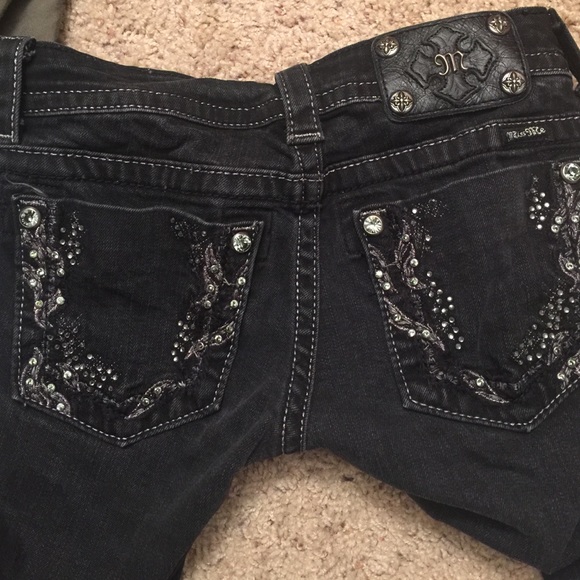 Black miss me skinnies