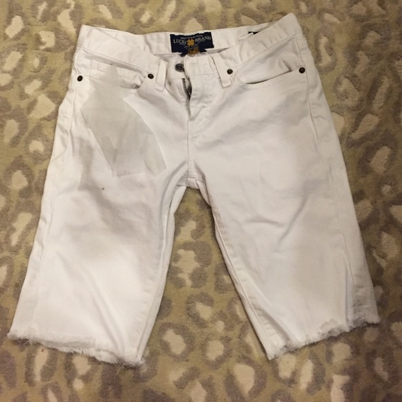 Lucky white size 0 Bermuda shorts