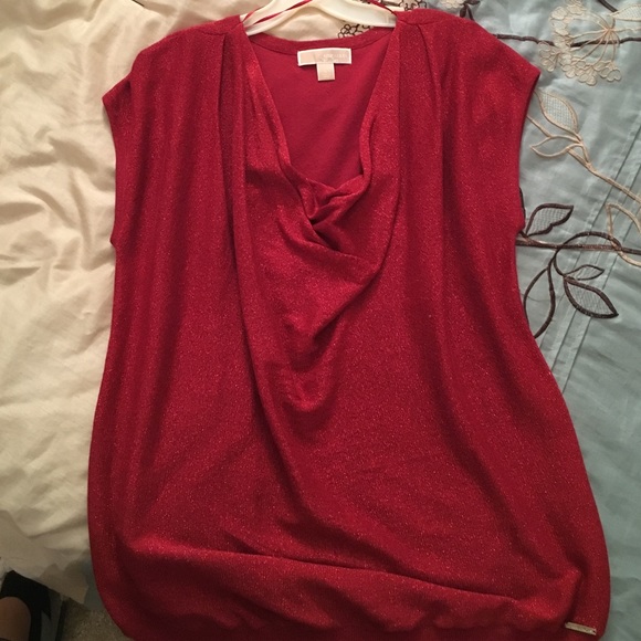 Michael Kors - Red Slouchy Top
