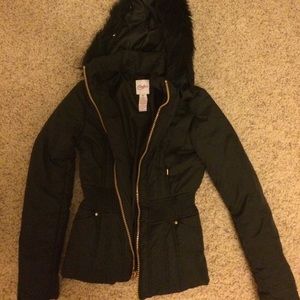 Adorable black snow jacket