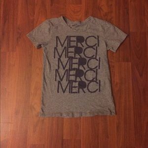 J. Crew French Graphic Tee.. merci merci! X-small