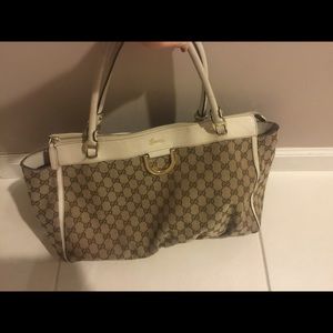 Big authentic Gucci bag ( one strap needs fixing)