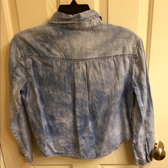 Light Wash Jean-Style Shirt - Picture 3 of 3