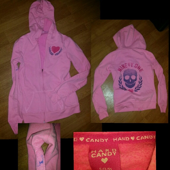 ❌Sold Hard candy hoodie skull on back