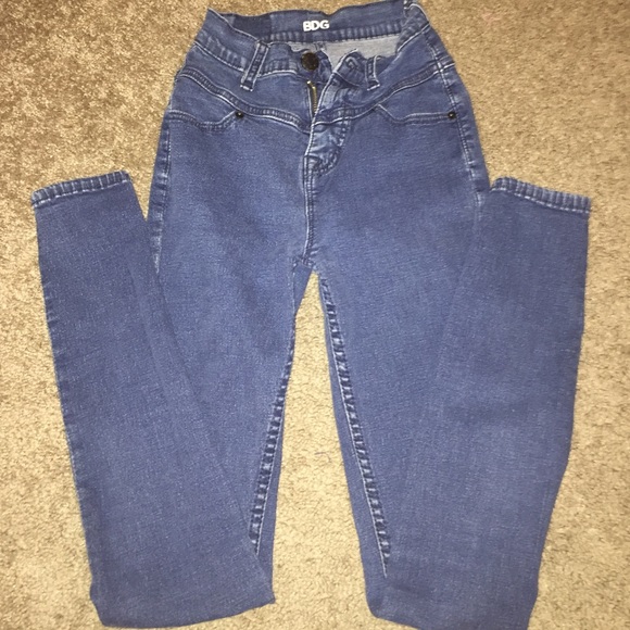 High waisted jeans