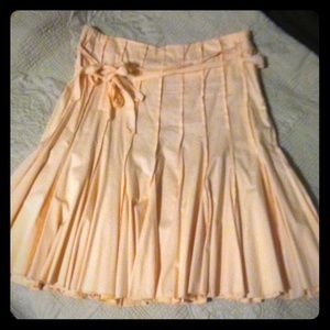 Sweet Peach Flare Midi Skirt
