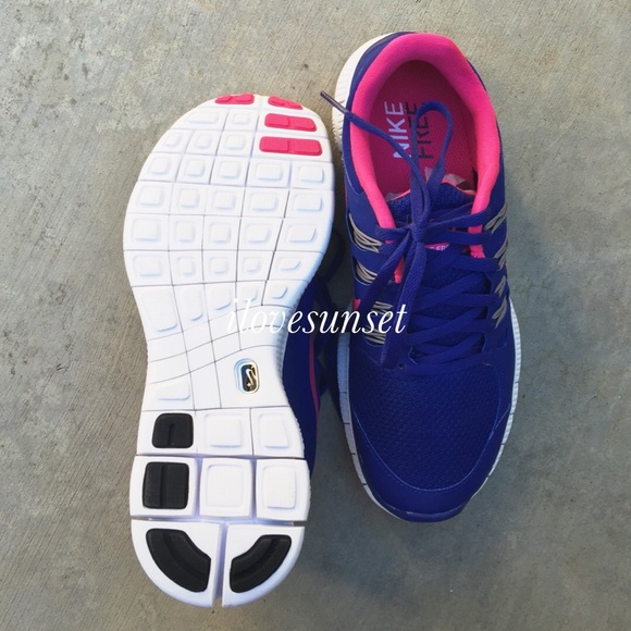 {Nike} Blue Free 5.0+ - Picture 3 of 4